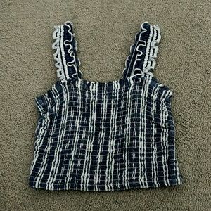 cropped tank top from hollister